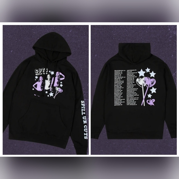 Olivia Rodrigo Spill UR Guts Concert Hoodie XL - Picture 1 of 9